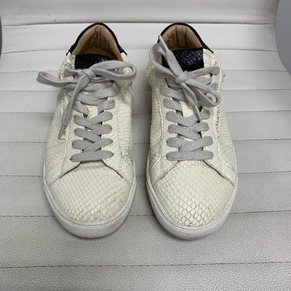 All Saints Sneakers with snake like emboss - Picture 3 of 14